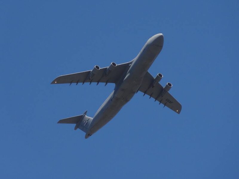 Military Cargo Plane — Blue