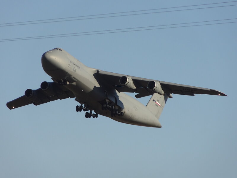 Military Cargo Plane — Gray, Calm