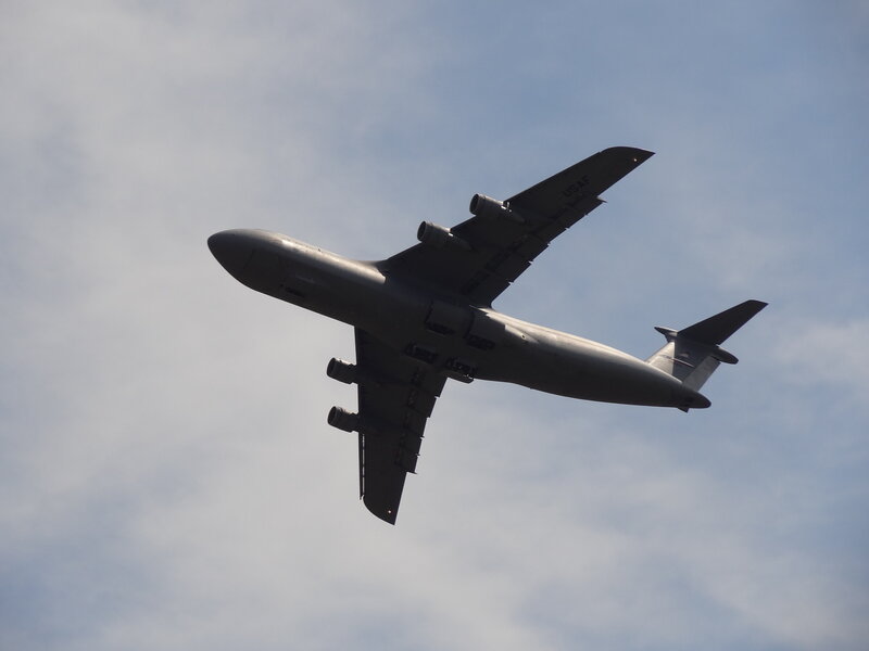 Military Cargo Plane — Gray, Neutral, Afternoon