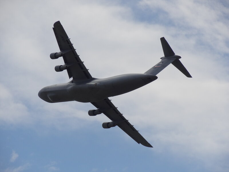 Military Cargo Plane — Gray, Neutral