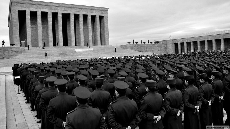 Military ceremony at Anıtkabir
