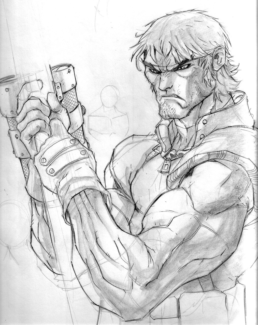 military character sketch