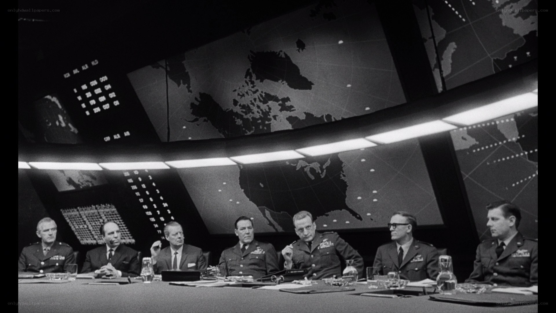 military command center meeting