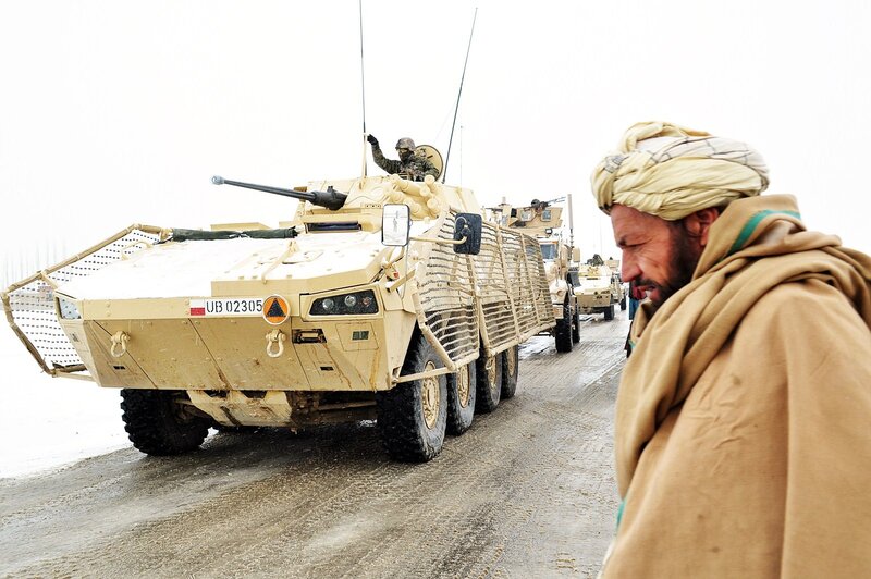 Military convoy in Afghanistan