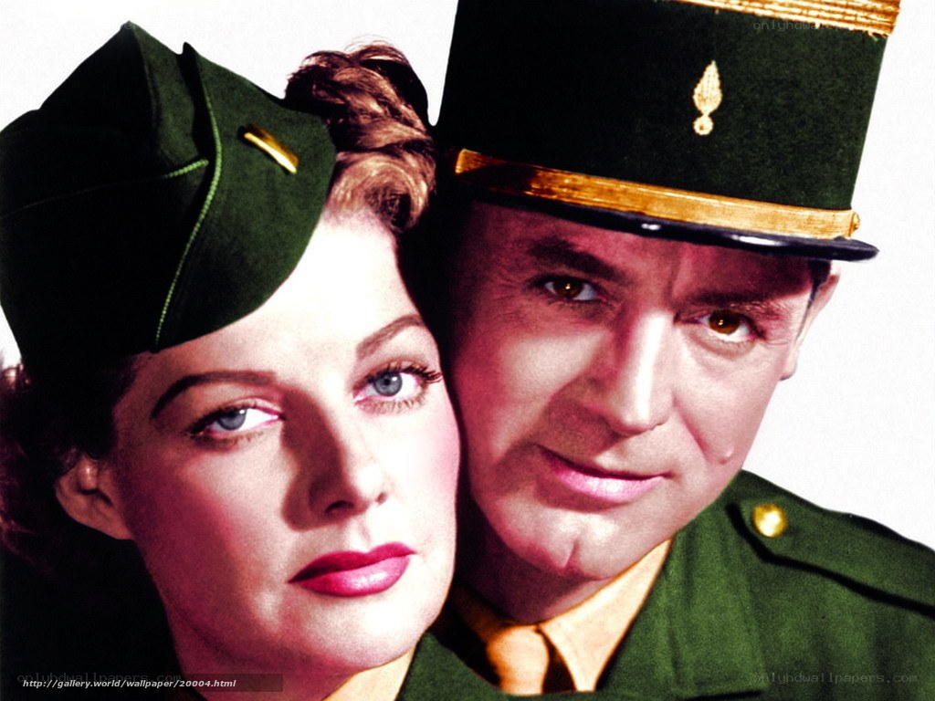 Military couple portrait