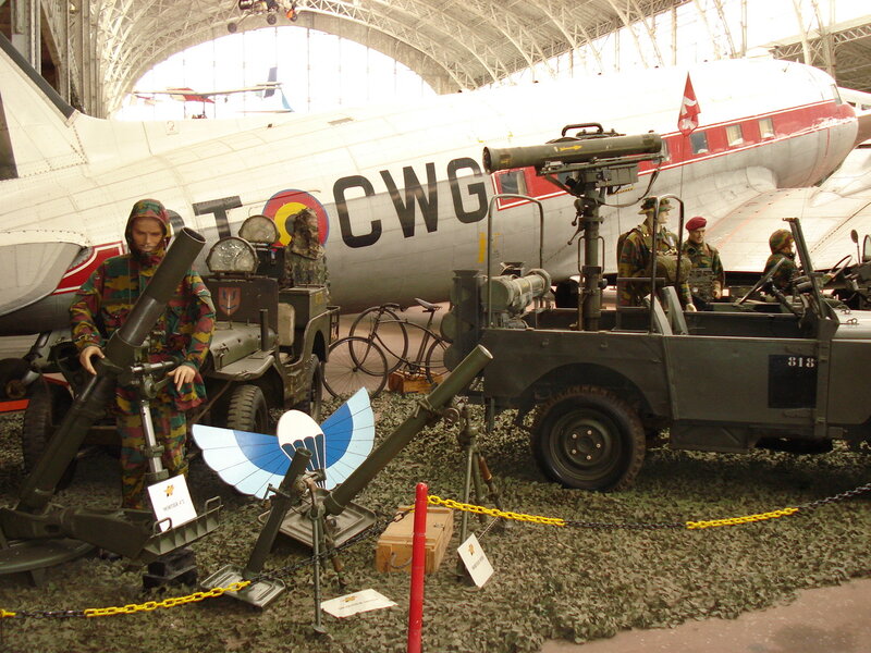 Military Display with Aircraft