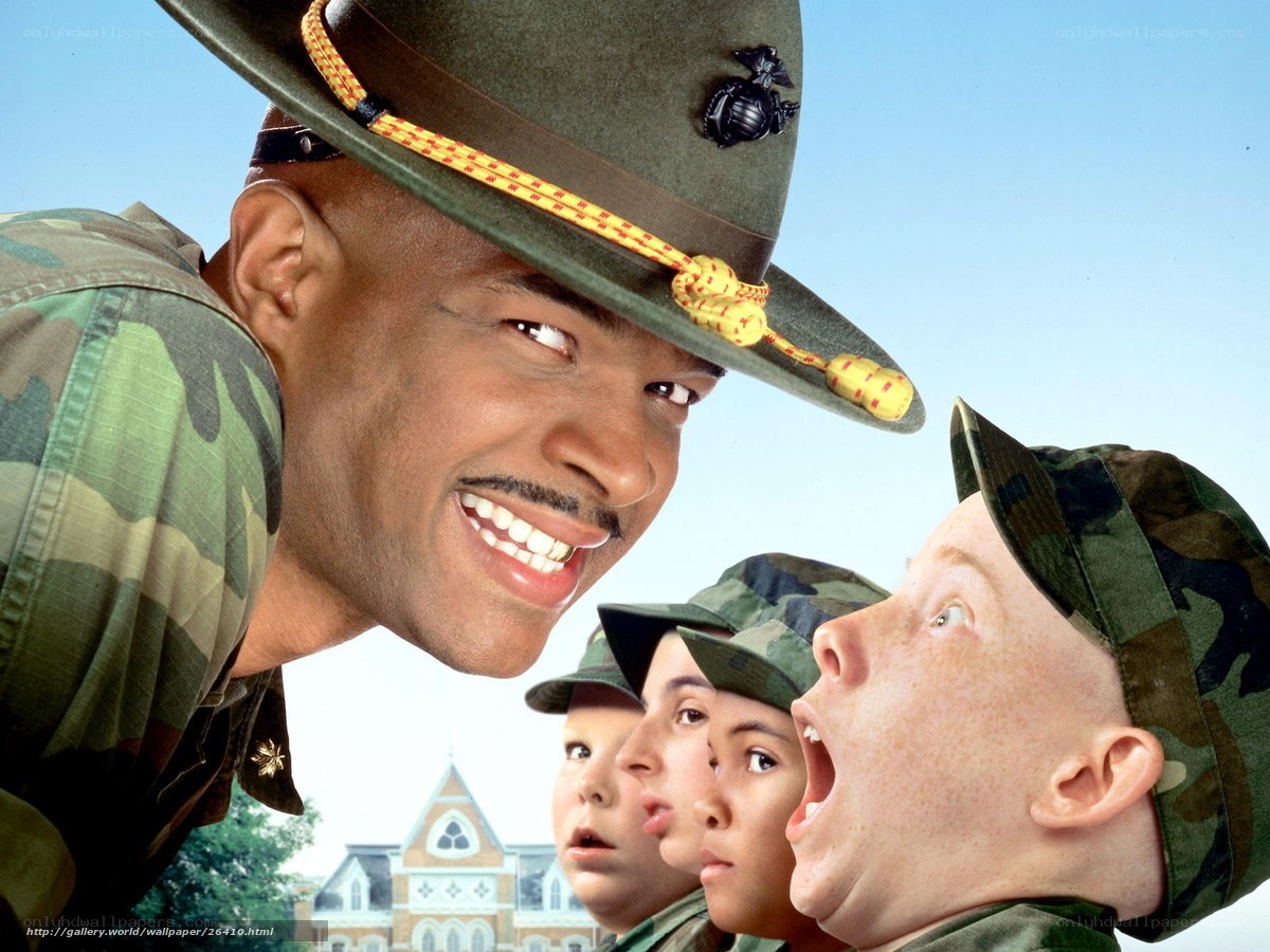 Military Drill Instructor and Recruits