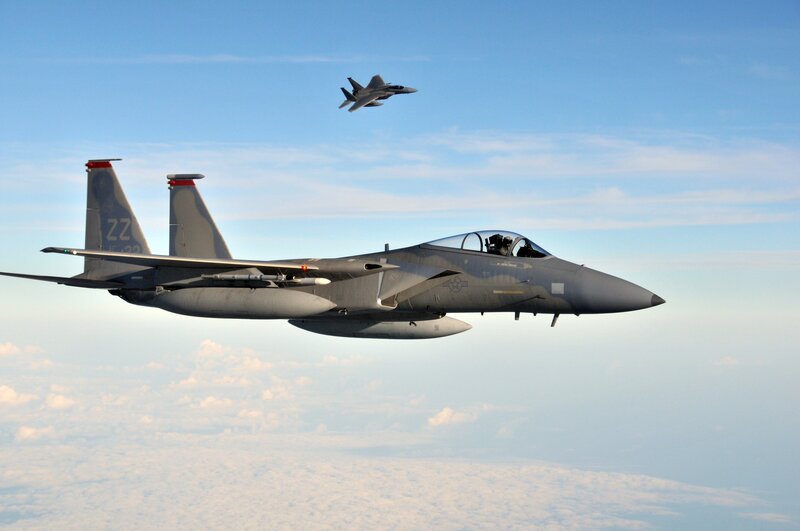 Military Fighter Jets — Gray, Calm, Afternoon, Photograph, Aircraft