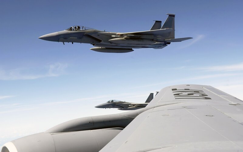 Military Fighter Jets — Gray, Calm