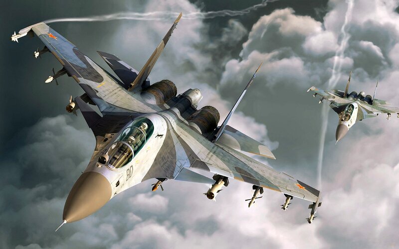 Military Fighter Jets — Gray, Dramatic, Digital Art
