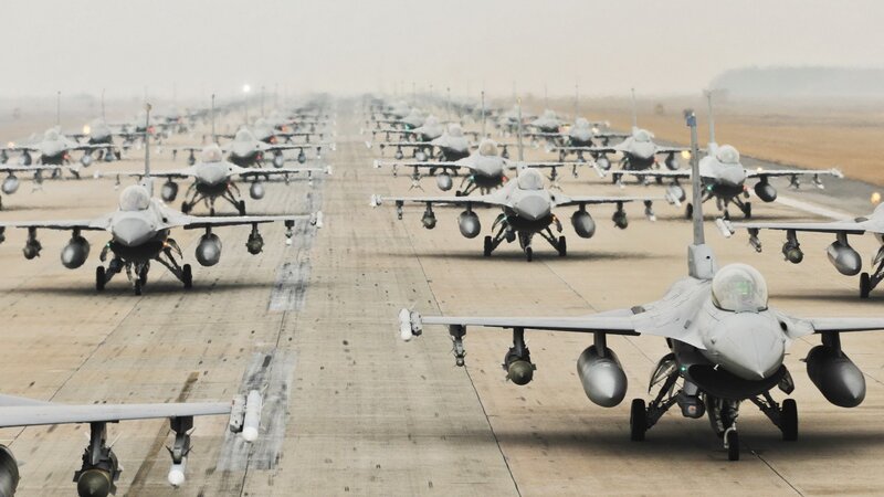 Military Fighter Jets — Gray, Dramatic, Photograph