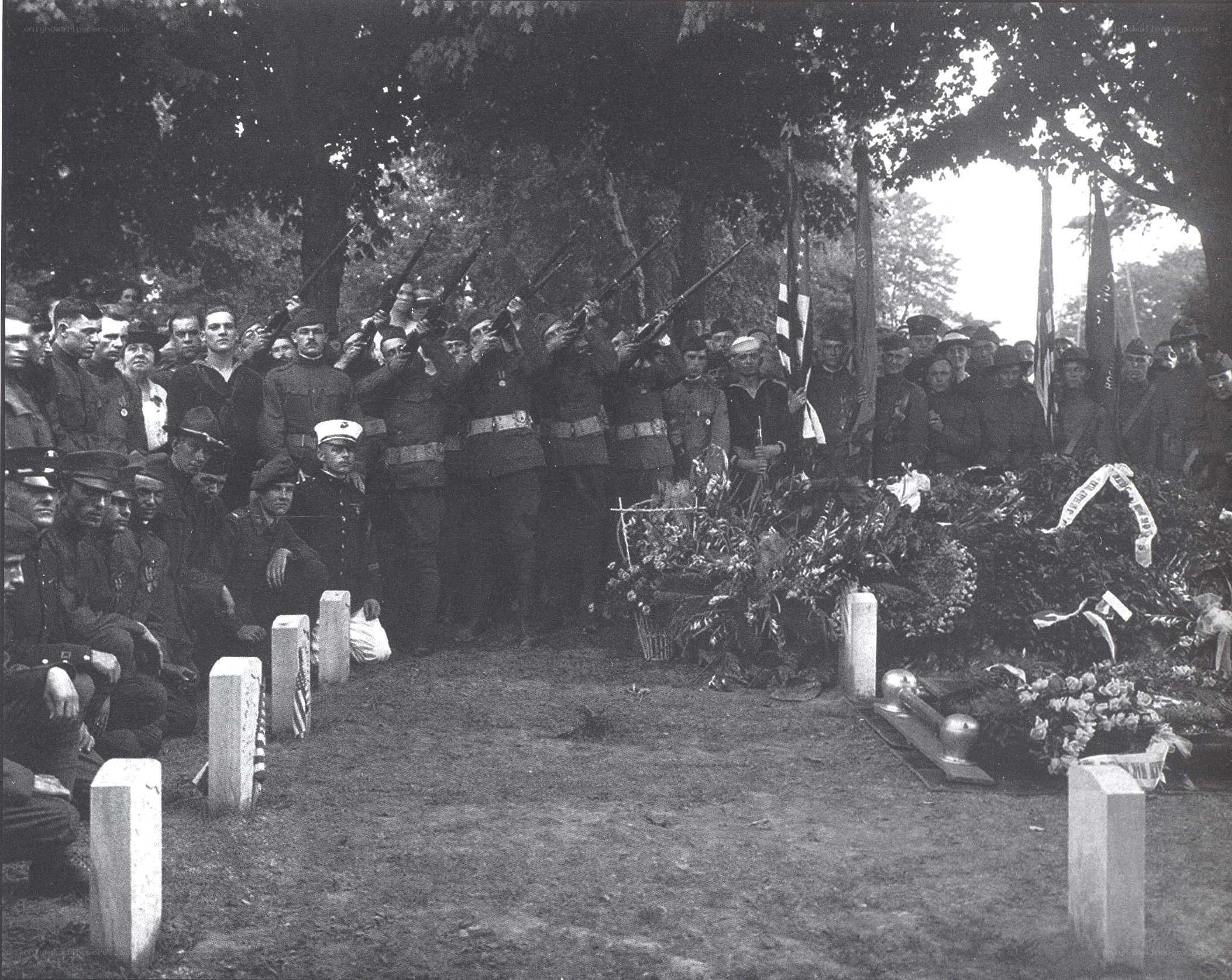 Military funeral ceremony
