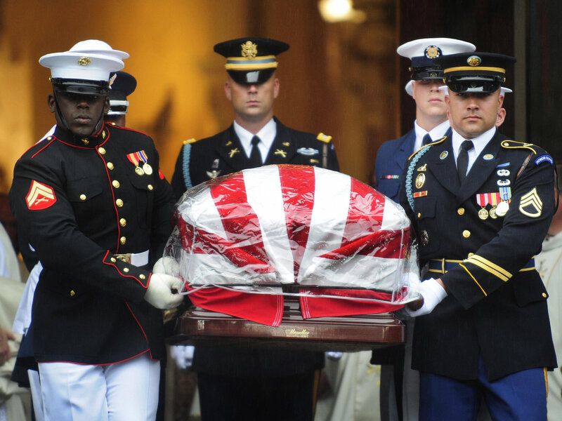 Military funeral procession