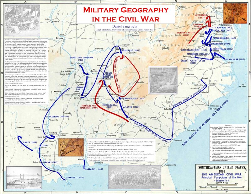 Military Geography in the Civil War