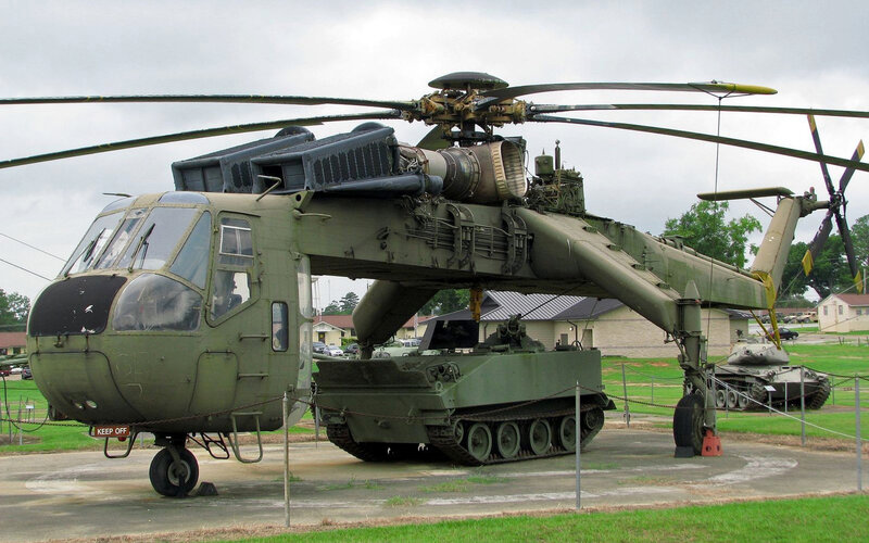 Military Helicopter and Tank