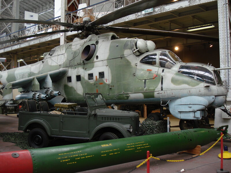 Military Helicopter Display