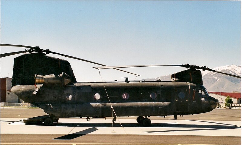 Military Helicopter — Gray, Clear