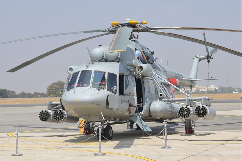 Military Helicopter — Gray, Neutral, Afternoon, Photograph, Rotor Blades