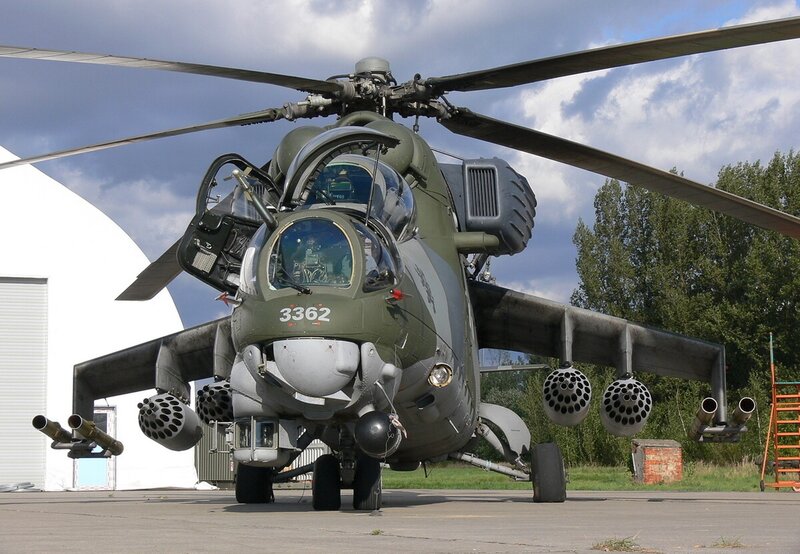 Military Helicopter — Green, Dramatic, Afternoon, Photograph, Aircraft
