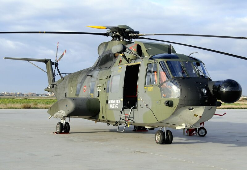 Military Helicopter — Green, Neutral, Afternoon, Photograph, Tarmac