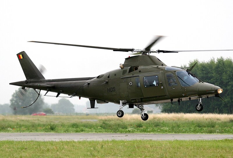 Military Helicopter — Green, Neutral, Morning