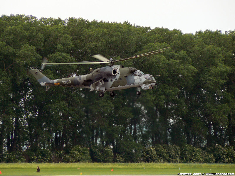 military helicopter in flight