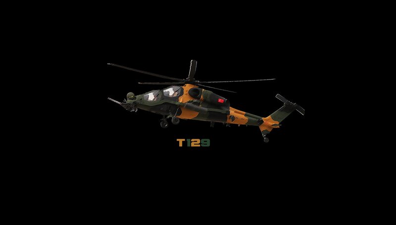 Military Helicopter in Flight — Green, Dramatic, 3d Render