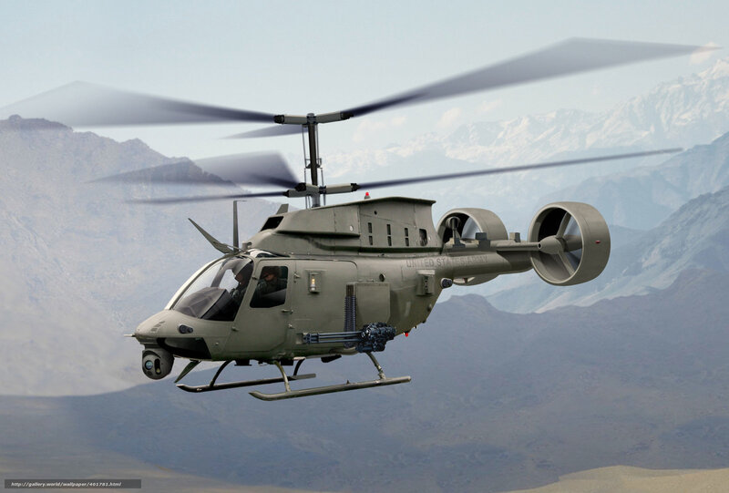 Military Helicopter in Flight — Green, Dramatic, Digital Art