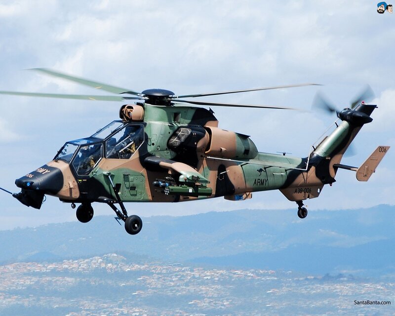 Military Helicopter in Flight — Green, Dynamic, Afternoon, Photograph, Clouds