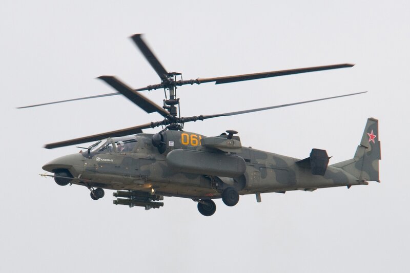 Military Helicopter in Flight — Green, Neutral, Photograph, Camouflage