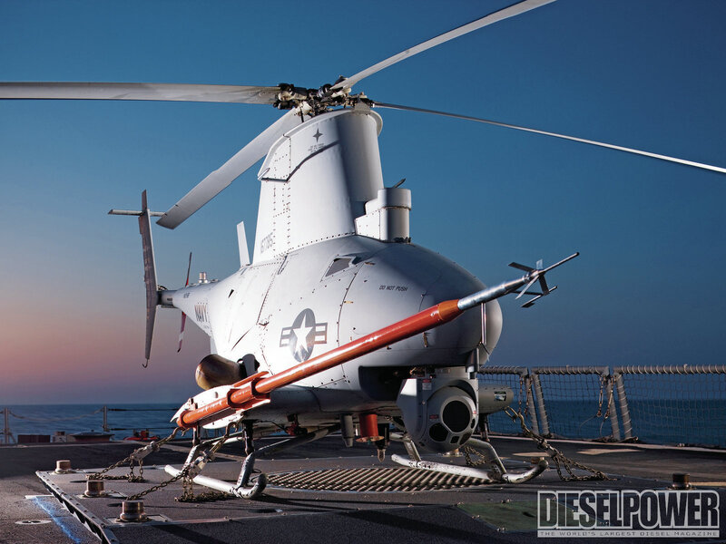 Military Helicopter on Deck