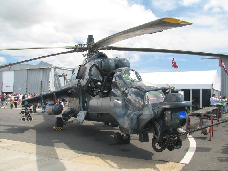 Military Helicopter on Display — Gray, Outdoor