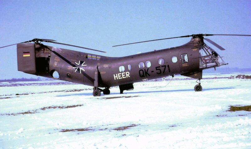 Military Helicopter on Snow