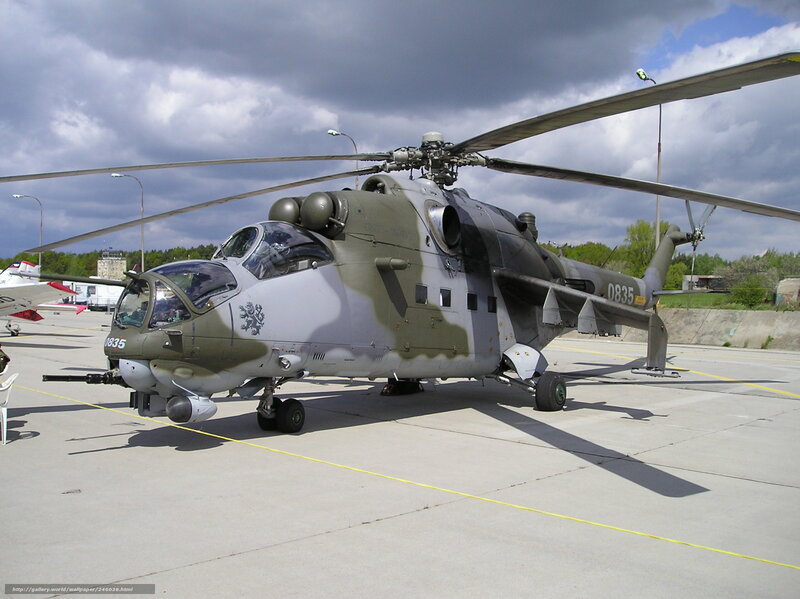 Military Helicopter on Tarmac — Green, Dramatic, Afternoon