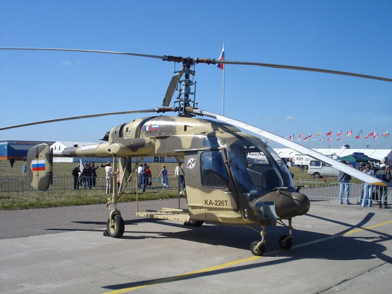 Military Helicopter — Tan