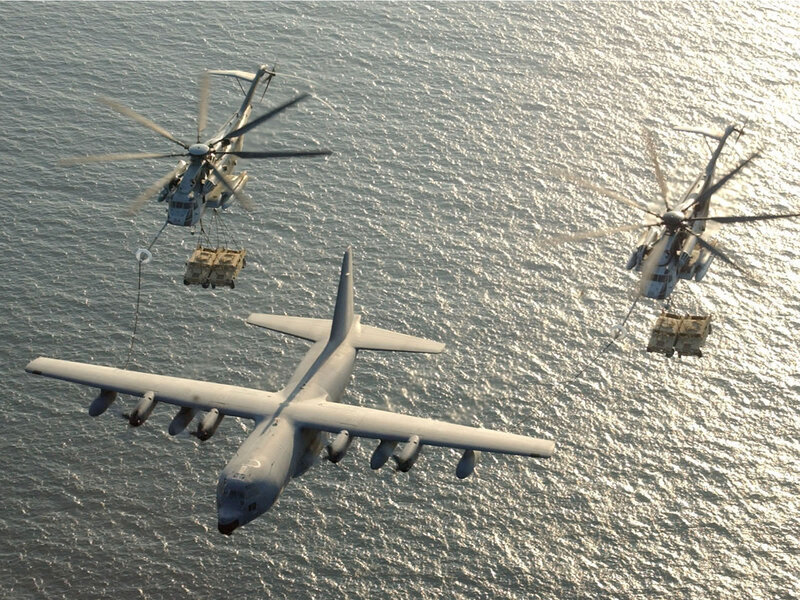 Military Helicopters and Plane