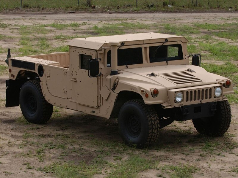 Military Humvee truck