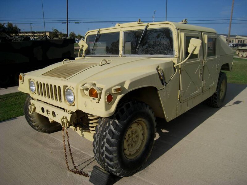 Military Humvee Vehicle — Tan, Neutral