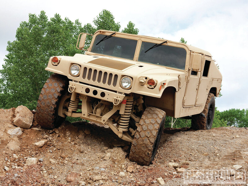 Military Humvee Vehicle — Tan