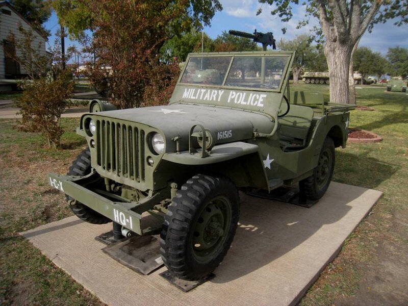 Military Jeep Display