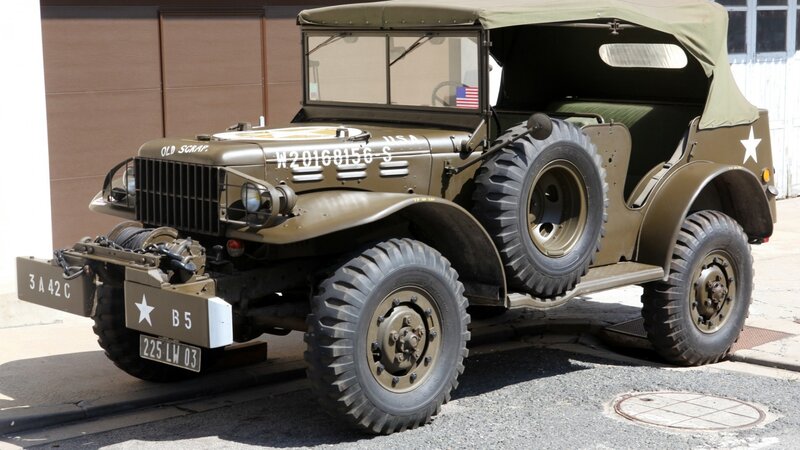 Military Jeep Vehicle — Olive Drab, Neutral