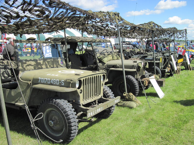 Military Jeeps on Display