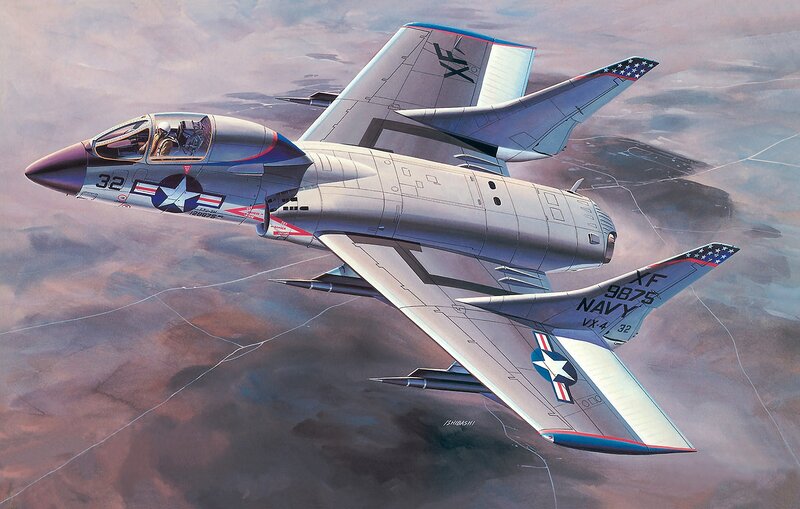 Military Jet Aircraft — Gray, Dramatic, Afternoon, Illustration