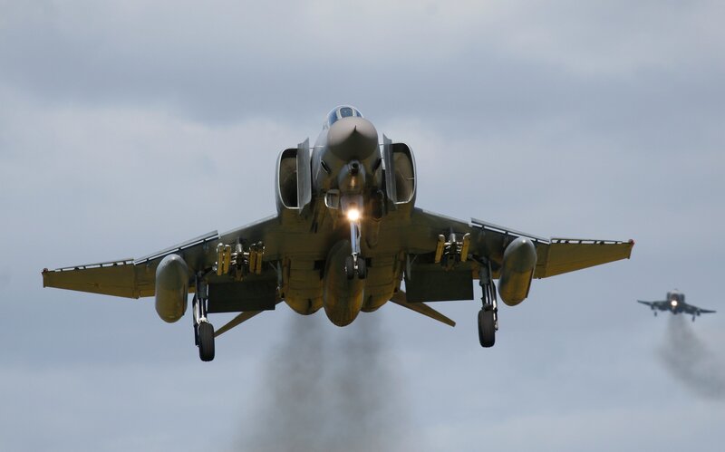 Military Jet Aircraft — Gray