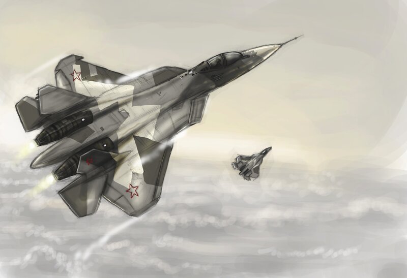 Military Jet Fighters — Gray