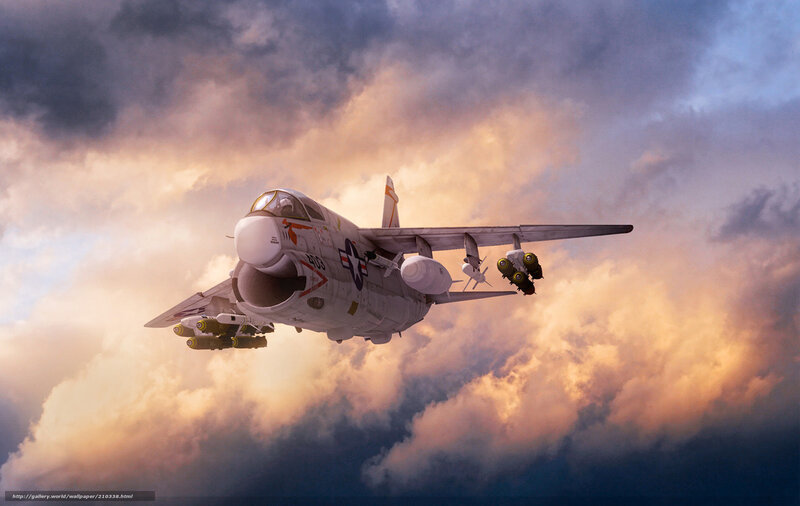 military jet in cloudy sky