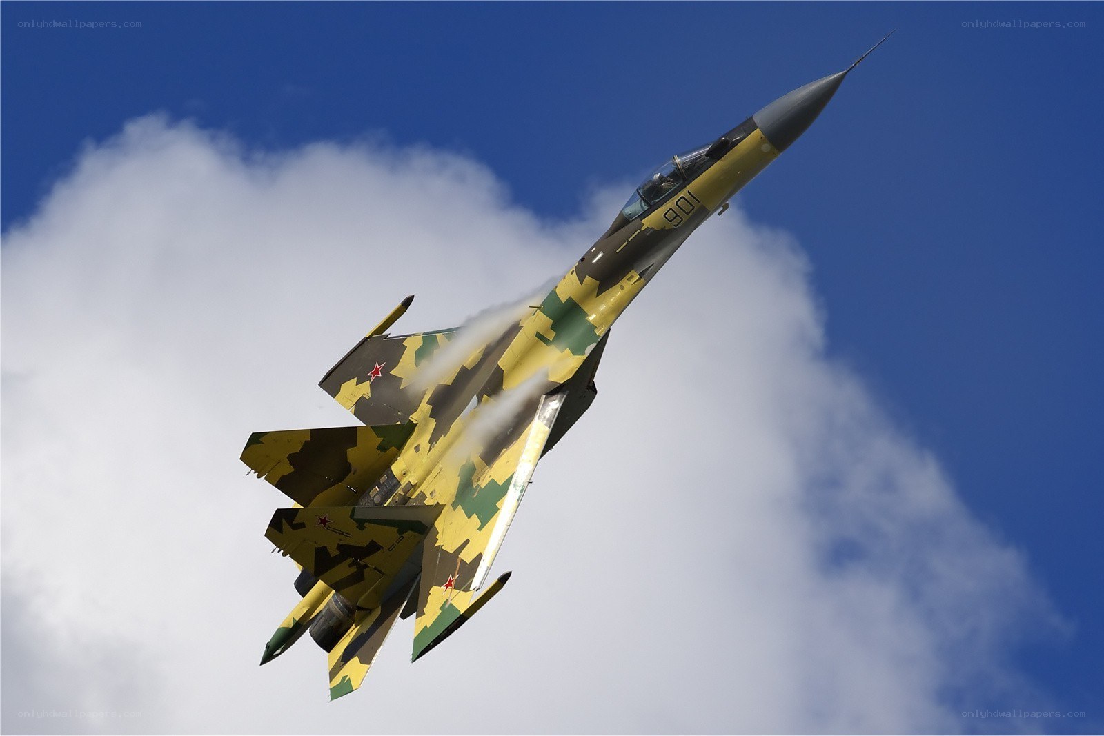 military jet in flight
