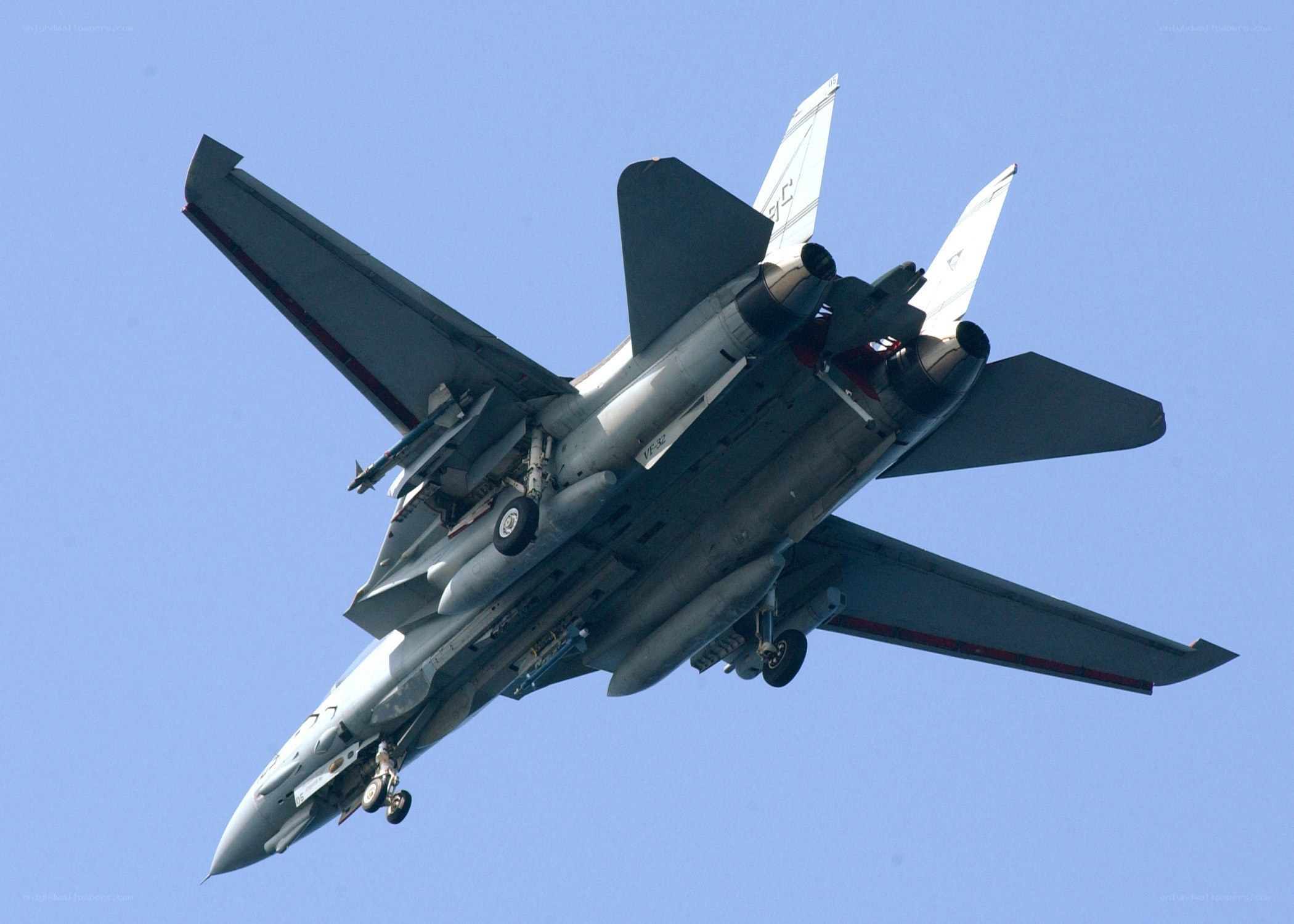 military jet in flight