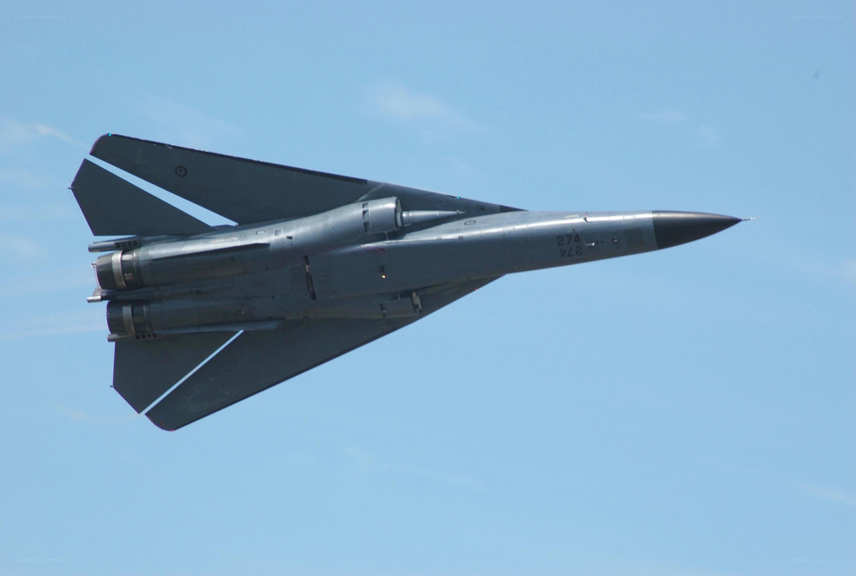 military jet in flight
