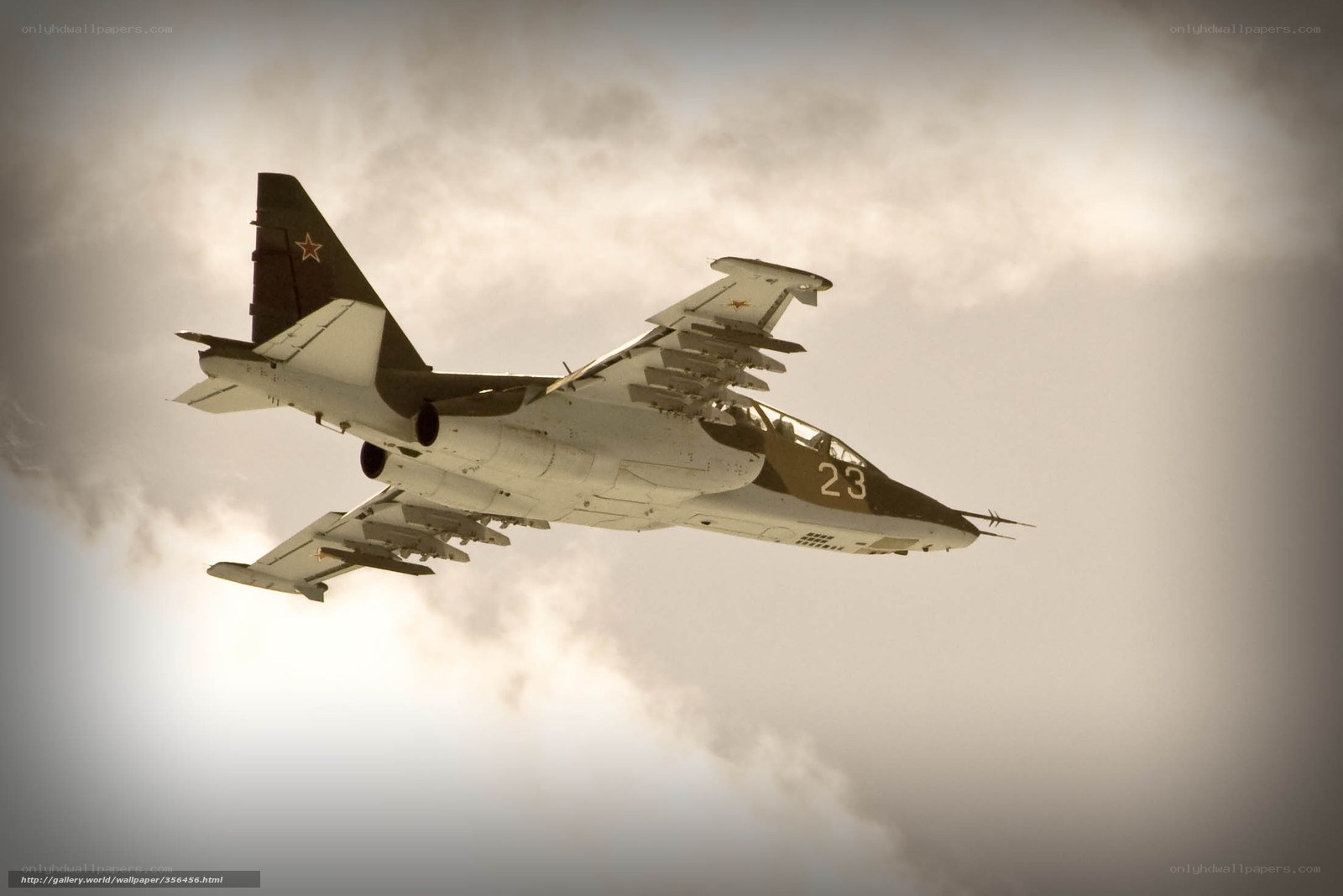 military jet in flight